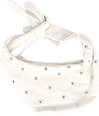 Maje Versierde Striktas in Witte Leer