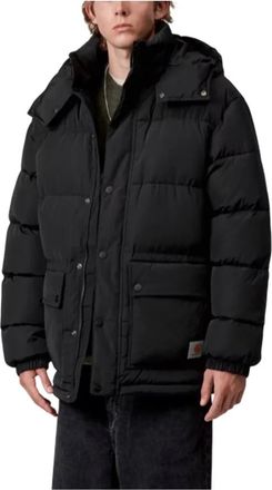 Carhartt Work in Progress Brent Jacket - Heren - Winterjassen - Zwart - S - Leer - Jassen