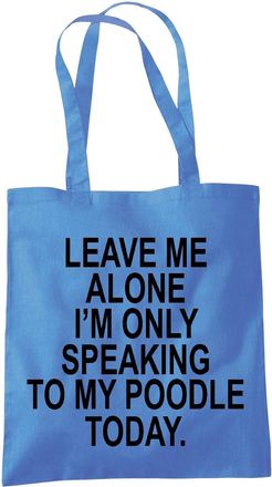 Bang Tidy Clothing Poodle Gifts for Dog Lovers Owners - Shopper Tote Bags for Women - Funny Reusable Shopping Bag for Groceries, Gift bags, Book Bag, Travel Bag - 100% C