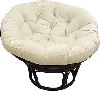 OEM Coj&iacute;n Redondo Lavable Para Jard&iacute;n, Color Blanco Roto, 100x100 Cm Con Correas Impermeables - Otros