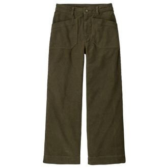 Patagonia Wide Leg Cord Pants Freizeithose f&uuml;r Damen | oliv