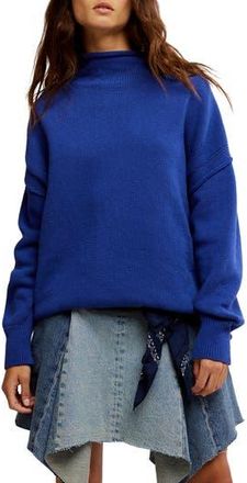 Free People Torres Turtleneck Sweater in Skipper Blue at Nordstrom Rack, Size X-Small