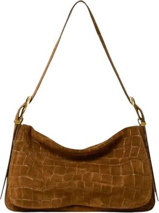 Twinset Liliane Schoudertas - Dames - Schoudertassen - Bruin - ONE Size - Leer - Tassen