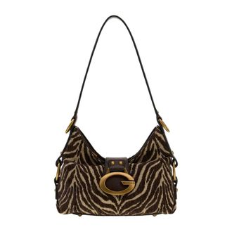 Guess Borsa a spalla Camden Mini - - Bags - Donna - Marrone - ONE SIZE