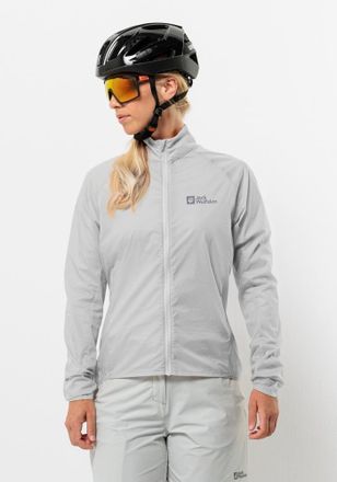 Jack Wolfskin 3-in-1-Funktionsjacke JACK WOLFSKIN GRAVEX WIND JKT W, Damen, Gr. L (42/44), grau (cool, grau), Obermaterial: 100% Polyamid; Innenmaterial: 100% Polye