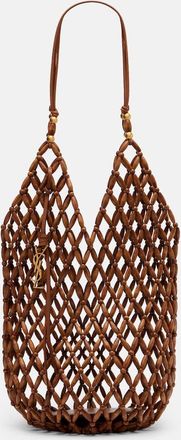 Saint Laurent Supple beaded tote bag