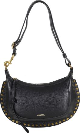 Isabel Marant Oskan Moon Textured Calfskin Shoulder Bag