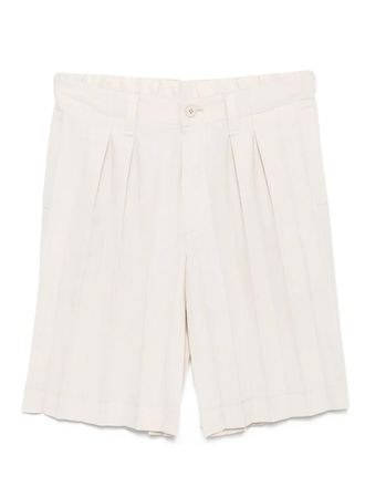 Homme Plissé Issey Miyake edge-ensemble shorts - Neutrals