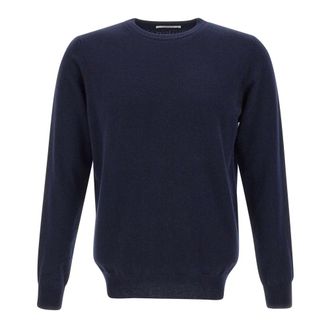 KANGRA Cashmere Knitwear, male, Blue, 2XL, Kangra Jumpers