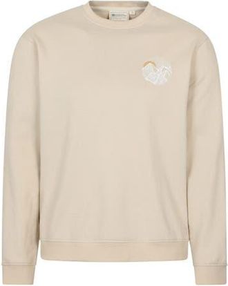 Mountain Warehouse Mountain Crew Neck Sweatshirt in Light Beige at Nordstrom, Size Xx-Large