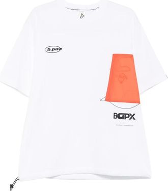 A Bathing Ape Logo-print Drawstring T-shirt