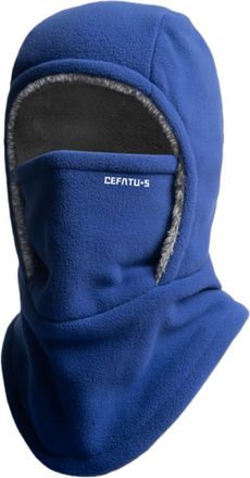 Generic Defatu·s Windproof & Warm Balaclava Unisex Winter Warm Neck Mask Ear Protection One Piece Hat Face Cover Cold Weather Skiing (Navy Blue,M)