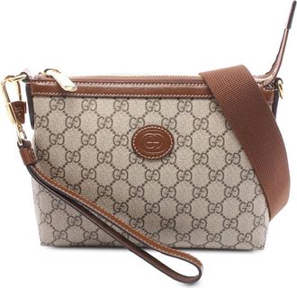 Gucci Pre-owned Gucci GG Supreme Crossbody Bag Unisex Q0J62ISHRJB82T84