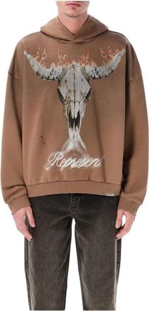 Represent British Cowboys Hoodie - Heren - Hoodies - Bruin - XL - Katoen - Hoodies & sweatvesten