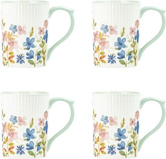 10 Strawberry Street Set Of 4 Lylah Mugs