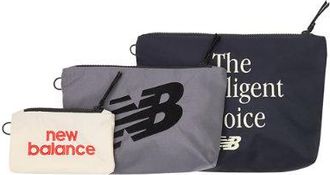 New Balance Unisex NB Pouch Set in Blu, Nylon, Taglia OSZ