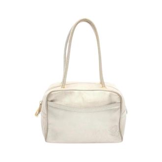 Loewe Pre-owned Handbag - Dames - Vintage Handtas - Beige - ONE Size - Leer - Vintage