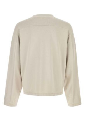 Entire studios Unisex Sand Cotton T-Shirt Offwhite Exterior
