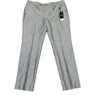 DKNY Mens Wool Dress Pants In Grey