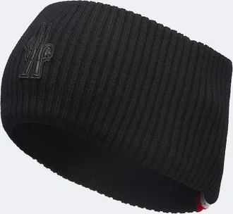 Moncler Logo virgin wool headband