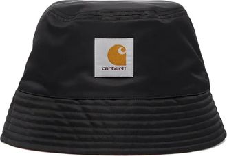 Carhartt Work in Progress logo-label reversible bucket hat - unisex - Nylon - S/M - Black