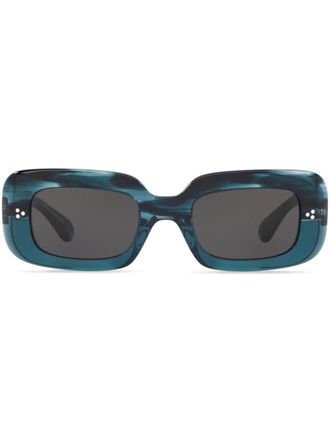Oliver Peoples Occhiali da sole rettangolari Saurine - Grigio