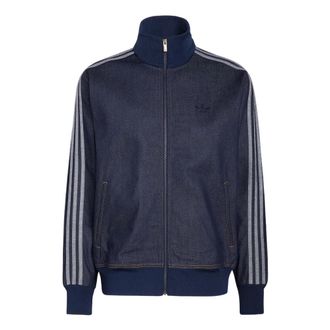 adidas Firebird Adicolor Denim Track Top Asia Sizing Indigo Denim KS4971