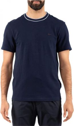 Lacoste Heren, Tops, Blauw, Maat: S