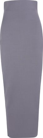 Rick Owens Skirt Wool Blend Dirt Pillar