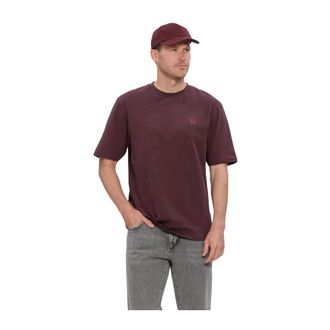 The Goodpeople Tops, Heren, Rood, XL, Denim, Heren Polos T-shirts Tommy