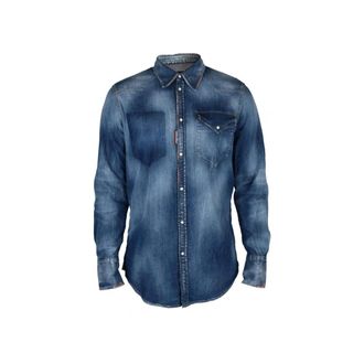 Dsquared2 Hombre, Camisas, Azul, Talla: S