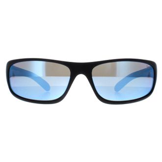 Bolle Anaconda BS027008 mat zwart hemelsblauw gepolariseerde zonnebril