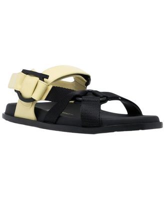Ferragamo Gancini Leather Sandal