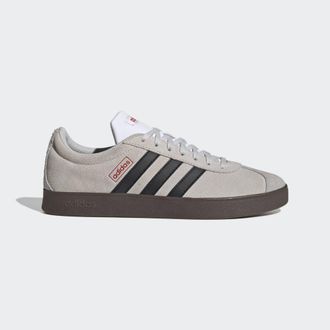 adidas Mens VL Court 2.0 Shoes - Grey Leather - Size UK 10.5