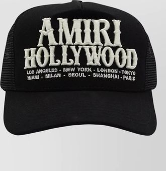 Amiri relaxed style hat mesh back