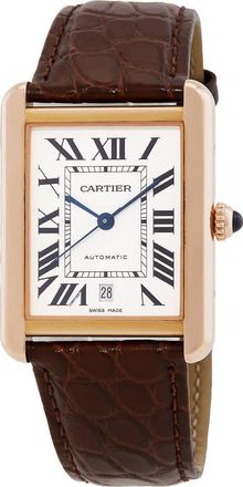 Cartier Tank Solo XL Automatic 18kt Pink Gold Mens Watch W5200026