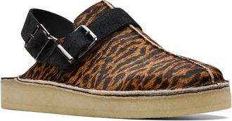 Clarks Trek Mule Leather Flat