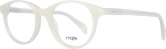 Maje Witte ronde optische monturen voor vrouwen - Dames - Brillen - Wit - ONE Size - Accessoires
