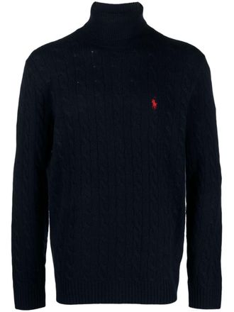 Polo Ralph Lauren Cable Wool-Cashmere Roll Neck Jumper