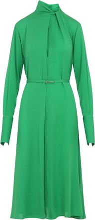 Tom Ford Abito midi con cintura - Verde