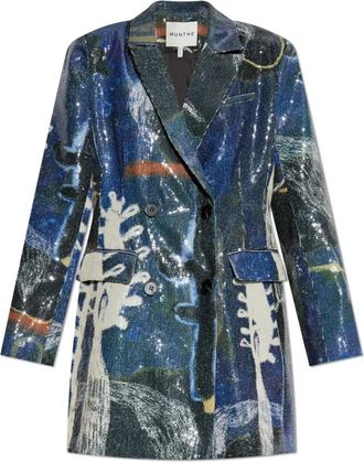 Munthe Mujer, Chaquetas, Azul, Talla: S