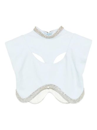 LouLou Top met ronde hals - Blauw