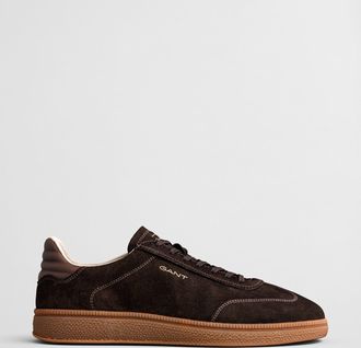 GANT Men Cuzmo Suede Sneakers (44) DEEP BROWN