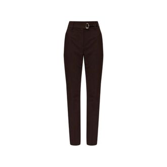 Sportmax Slim-fit Broeken - Dames - Slim Fit Broeken - Bruin - S - Broeken