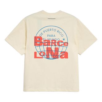 adidas x Bad Bunny DtMF Tour Merch Barcelona T-Shirt Beige KW8065