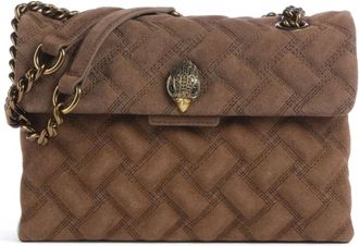 Kurt Geiger Leren Kensington tas - Dames - Tassen - Bruin - Maat: ONE Size Leer