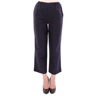 Andrea Incontri Cropped Broeken - Dames - Vrijetijds broeken - Blauw - M - Katoen - Broeken