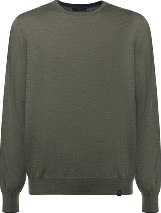 Fay Wool Crewneck Sweater