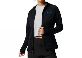 Cotopaxi Otero Fleece Full-Zip Hooded Jacket In Black