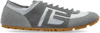 Balmain Racer 45 Sportschoenen - Heren - Sneakers - Grijs - 39 EU - Leer - Schoenen